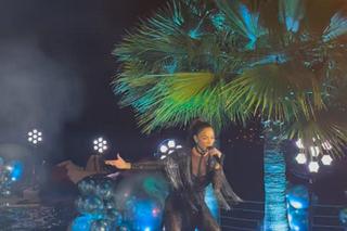 Robert Lewandowski z żoną na urodzinach miliardera