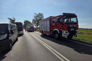 Jechali na wycieczkę. Wypadek niedaleko Krotoszyna z udziałem autokaru z uczniami z pow. rawickiego [ZDJĘCIA]
