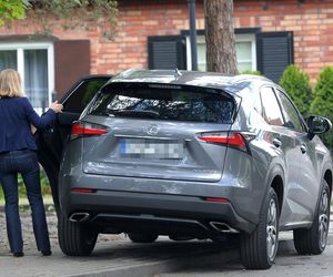 Małgorzata Tusk w wypożyczonym BMW.
