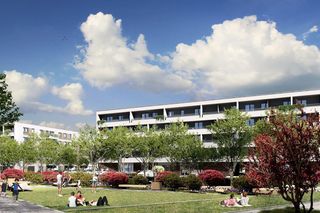 Plac centralny na Osiedlu Idea w Radomiu