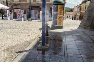 Tarnów walczy z tropikalnymi upałami. W mieście pojawiły się kurtyny wodne