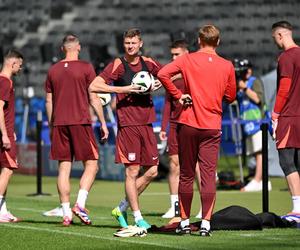 Ostatni trening reprezentacji Polski przed meczem z Austrią. Na stadionie Lewandowski i Dawidowicz 