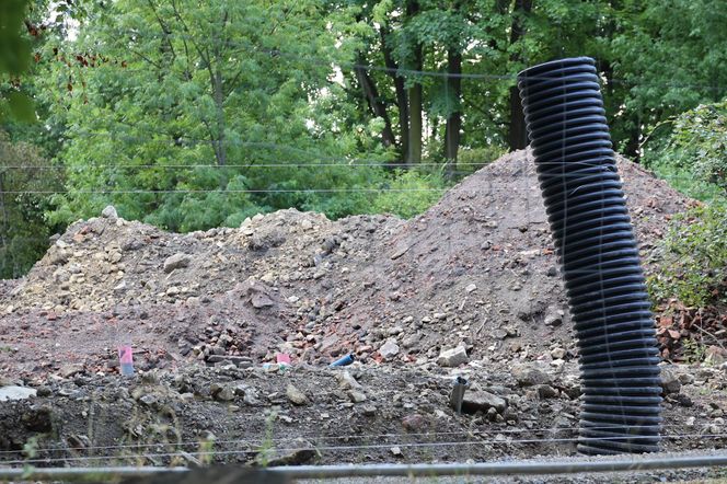 Rewitalizacja parku Bronowickiego w lublinie - postęp prac na koniec lipca 2025