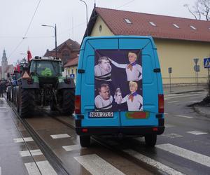 Protest rolników w Olsztynie 21 lutego. Co dzieje się w centrum?