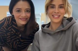 M jak miłość nowy sezon na planie. Kama (Michalina Sosna), Iza (Adriana Kalska)