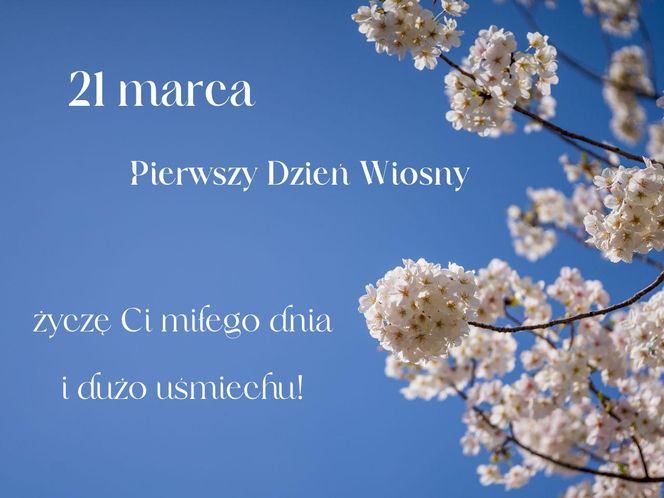 Dzień wiosny - kartki z życzeniami