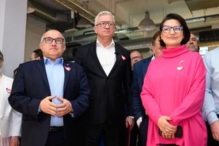 Jacek Jaśkowiak oficjalnie z poparciem KO. Konferencja prasowa KKW Koalicja Obywatelskiej