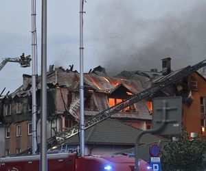 Pożar bloku w Ząbkach. Przerażające zdjęcia z miejsca tragedii