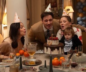 	Barwy szczęścia odc. 3177. Cezary Rawicz (Marcel Opaliński), Natalia (Maria Dejmek), Sofia (Valeria Gouliaeva), Czarek (Tadeusz Łaczkowski)