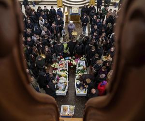 Pogrzeby ofiar ataku na Krzywy Róg