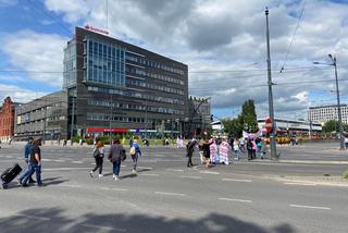 protest pracowników MOPS 14.06
