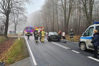 Koszmarna czołówka! Wszystko przez prękość i warunki na drodze.