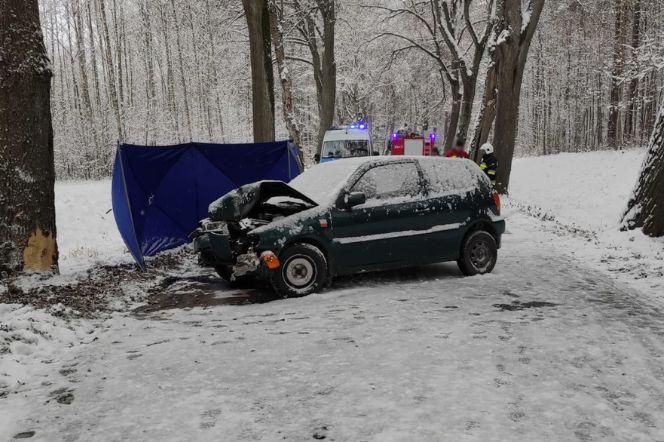 Tragiczny wypadek na trasie Dobre Miasto - Międzylesie. Mężczyzna zginął na miejscu