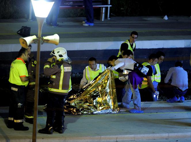 Masakra na torach w Hiszpanii. Ekspres zmiażdżył 12 osób 