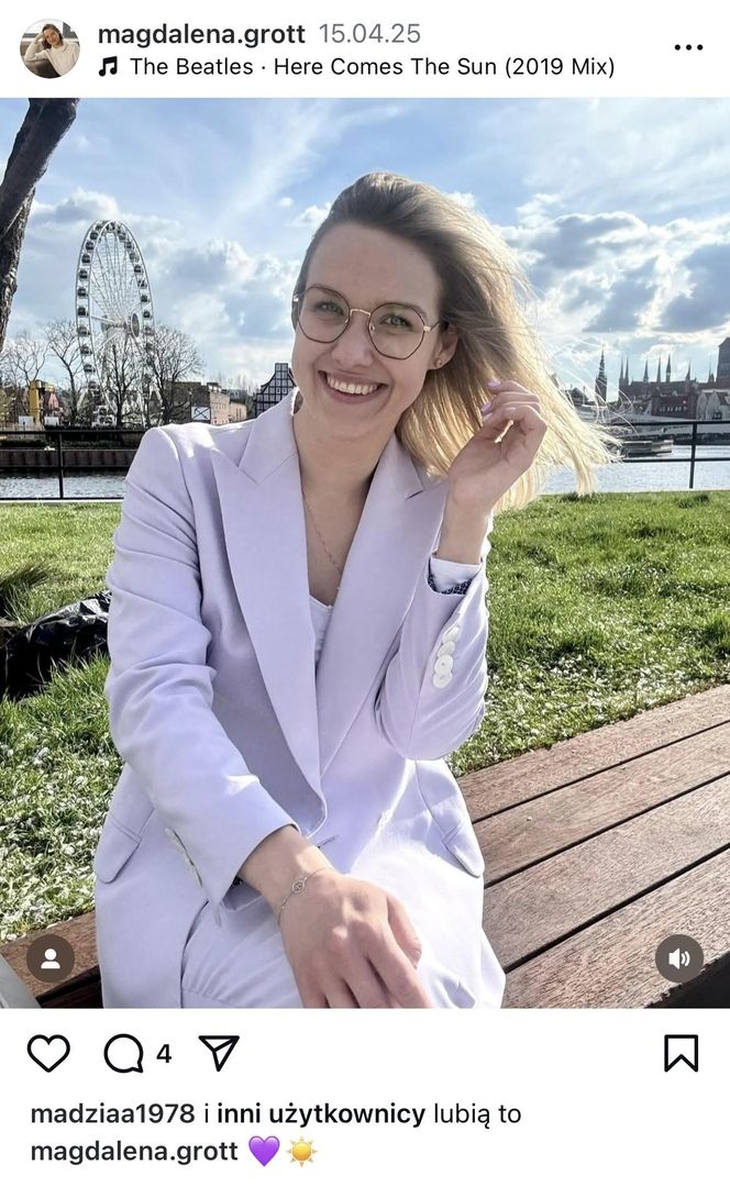 Daniel Nawrocki i jego dziewczyna, Magdalena Grott 