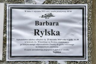 Barbara Rylska - pogrzeb