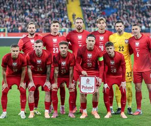 Kibice na meczu Polska -Nowa Zelandia na Stadionie Śląskim