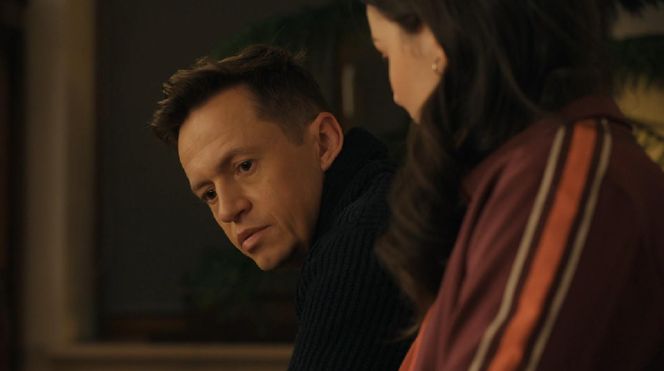 Barwy szczęścia, odcinek 3202. Błażej (Piotr Ligienza), Weronika (Maria Świłpa)