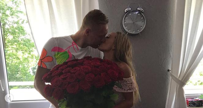 Kamil Glik i Marta Glik