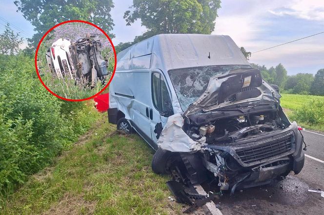 Śmiertelny wypadek pod Barwicami. Nie żyje kobieta, 5-latek w stanie krytycznym.