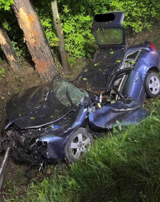 Śmiertelny wypadek na DK63 w powiecie siedleckim 