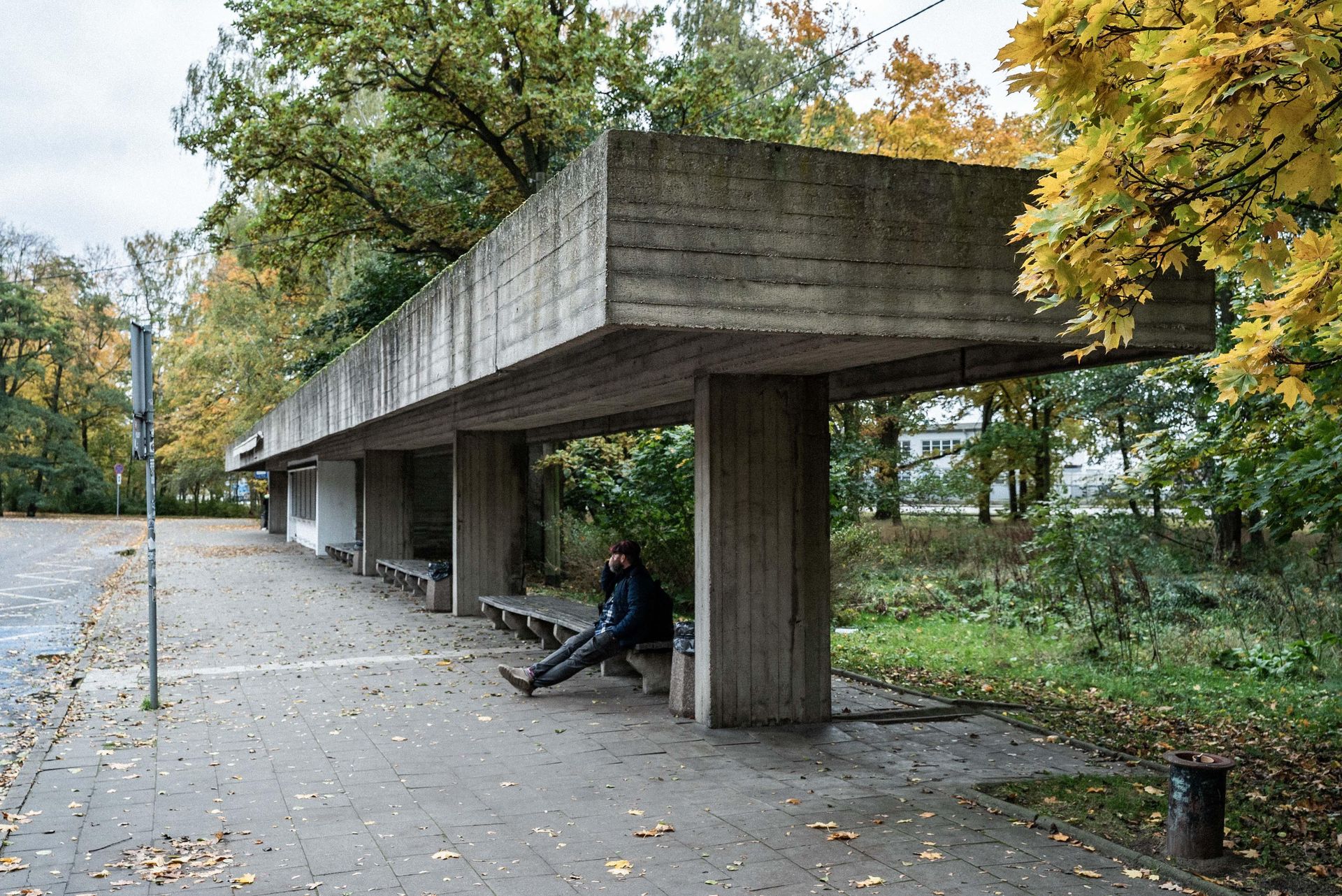 Brutalistyczna wiata: Westerplatte w Gdańsku