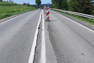 Naprawa osuwiska w Kasinie Wielkiej