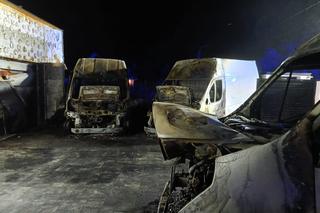 Zalesie: Spłonęły trzy busy. Czy to było podpalenie?