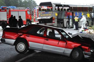 wypadek autokaru w Niemczech