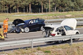 Jeżowe. Śmiertelny wypadek na S-19. Nie żyją kobieta i mężczyzna ze skody [ZDJĘCIA]