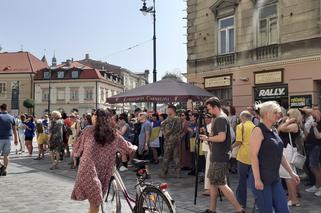 Żółto niebieskie flagi w Lublinie. Tak świętowaliśmy Dzień Niepodległości Ukrainy  [GALERIA] 