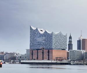 Filharmonia w Hamburgu. Widok od strony południowo-wschodniej