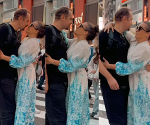 Anna Mucha w obłędnej kiecce migdali się z ukochanym na środku zatłoczonej ulicy! Co za sceny!