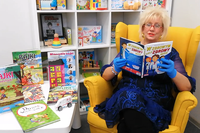 Głośne czytanie bajek w mediach społecznościowych, Biblioteka Kalisz