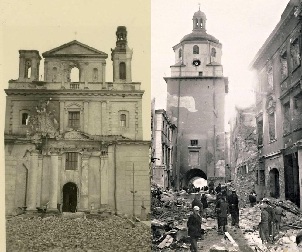 Tak wyglądał Lublin po bombardowaniu. Ogrom zniszczeń był niewyobrażalny! Zobacz zdjęcia