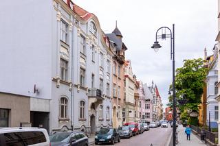 Kamienice przy ulicy Cieszkowskiego w Bydgoszczy