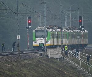 Miejsce uszkodzonych torów