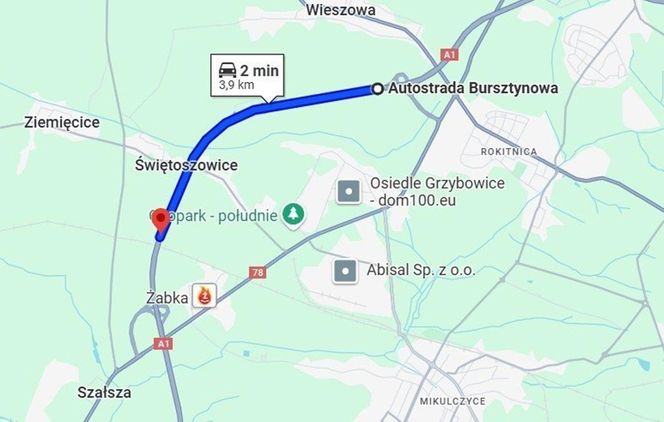 Odcinkowy pomiar prędkości na A1
