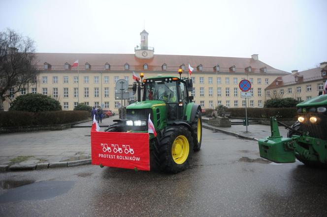 Protest rolników w Koszalinie