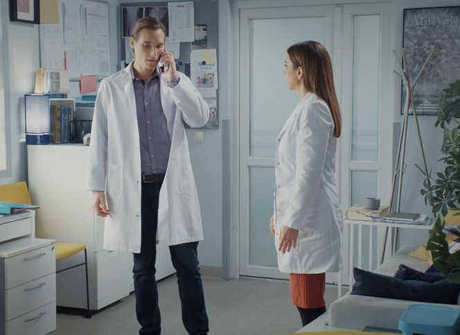 M jak miłość, odcinek 1850: Aneta (Ilona Janyst), Olek (Maurycy Popiel)