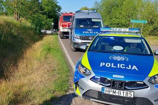 Pijany dachował w Kownatach pod Łomżą! Próbował zrzucić winę na siostrę [ZDJĘCIA]