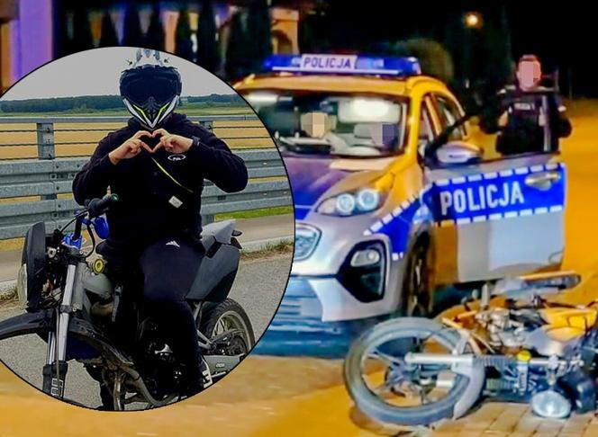 Pościg grozy za 15-letnim motocyklistą