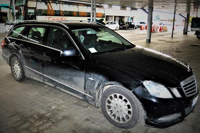 Kradziony Mercedes zatrzymany w Korczowej