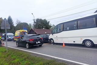 Wypadek na DW 980 w Faściszowej