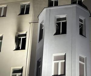 Pożar mieszkania w centrum Warszawy