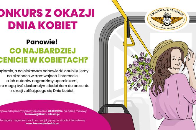 Konkurs z okazji Dnia Kobiet w Tramwajach Śląskich