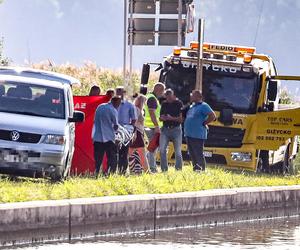 Auto zsunęło się do wody. Dramat na Kanale Grunwaldzkim