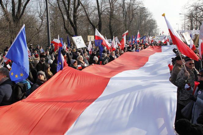 Marsz KOD w Warszawie, 27.02.2016