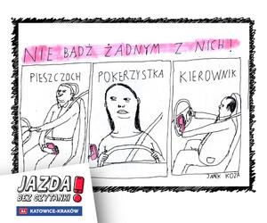 Jazda bez czytanki - nowa kampania społeczna. Obrazki od znanych rysowników niosą ważny przekaz! 