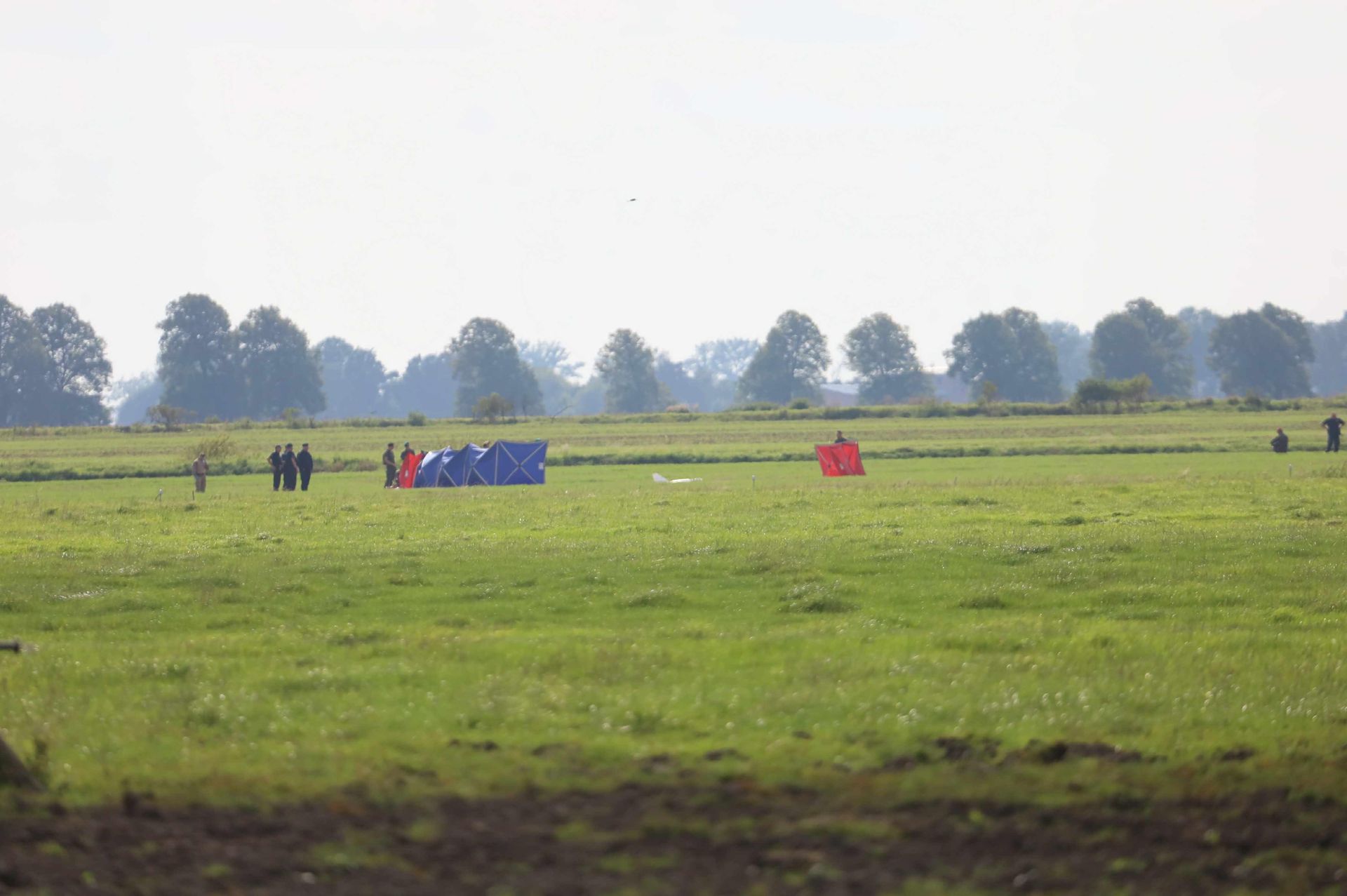 Dron runął na pole rolnika pod Elblągiem